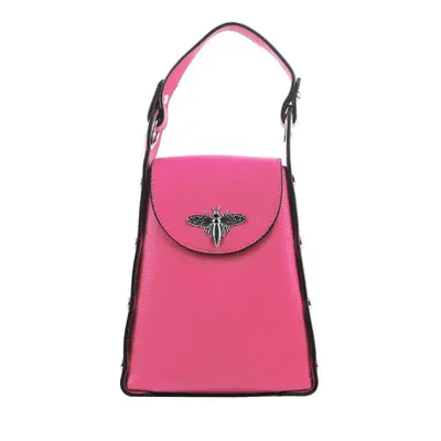 Menší dámská kabelka crossbody / do ruky růžová