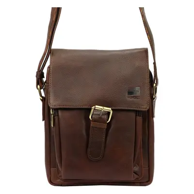 Pánské crossbody Nordee HG1546 tmavě hnědá