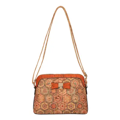 Menší crossbody dámská kabelka v korkovém designu SE322 CORK 4