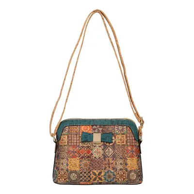 Menší crossbody dámská kabelka v korkovém designu SE322 CORK 1