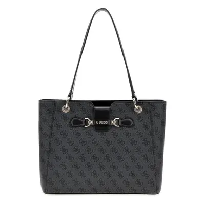 GUESS Nolana Noel Tote – Coal Logo – dámská kabelka