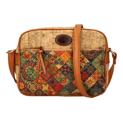 Crossbody dámská kabelka v korkovém designu A2132 typ 5