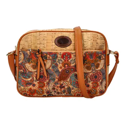 Crossbody dámská kabelka v korkovém designu A2132 typ 2