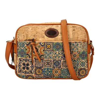 Crossbody dámská kabelka v korkovém designu A2132 typ 8