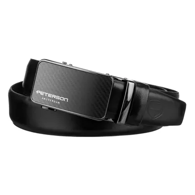 Pánský pásek Peterson PTN A002 BLACK 125