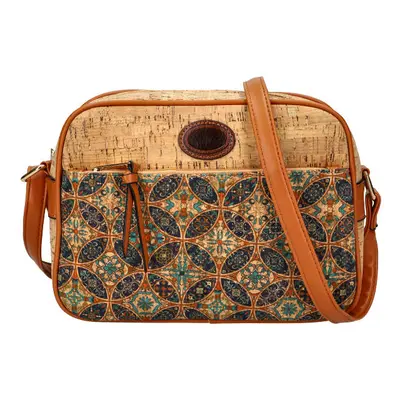 Crossbody dámská kabelka v korkovém designu A2132 typ 9