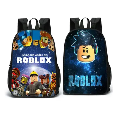 Oboustranný studentský batoh s potisky Roblox vzor 5