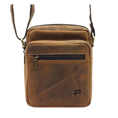 Pánské crossbody Nordee MSD-02 GM01 HUNTER hnědá