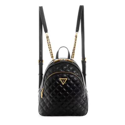 GUESS Giully Flap Backpack – Black – dámský batoh