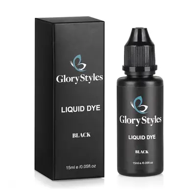 GloryStyles Barva na obočí a řasy 15 ml - černá