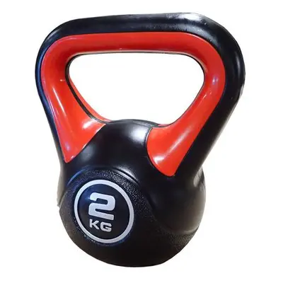 ACRA Činka kettlebell s cementovou náplní - 2 kg kettlebell