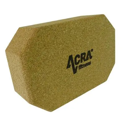 Cork wood yoga block 22.2x14,5x7.5cm