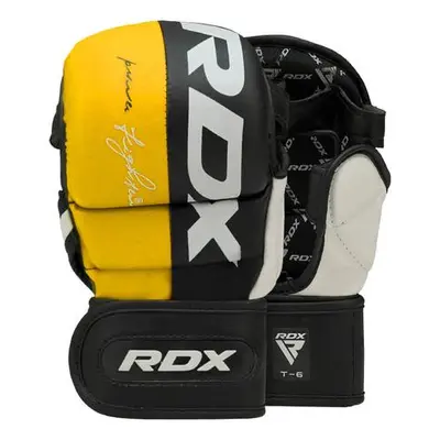 RDX Sparring rukavice T6 MMA žluté XL