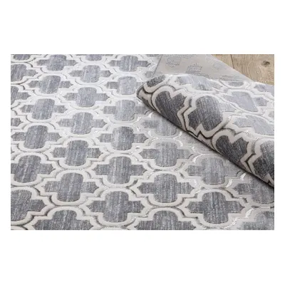 Kusový koberec Core W6764 Trellis grey/cream 120x170 cm