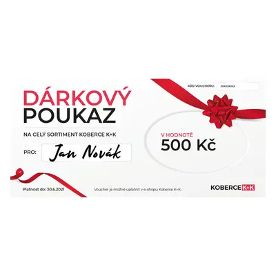 Dárkový poukaz 500 Kč