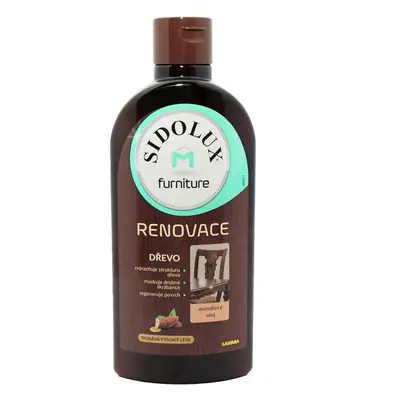 Sidolux M - renovační mléko na nábytek s mandlovou vůní 350ml