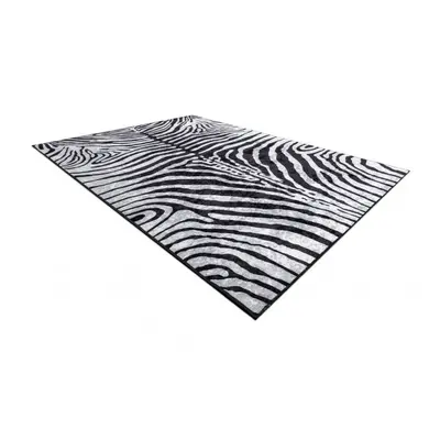 Kusový koberec Miro 51331.803 Zebra black / white 160x220 cm