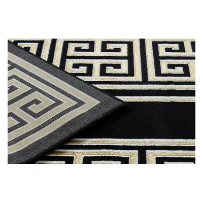 Kusový koberec Gloss 6776 86 greek black/gold 120x170 cm