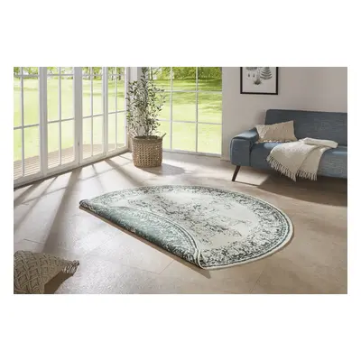 Kusový koberec Twin Supreme 104139 Green/Cream kruh 200x200 cm