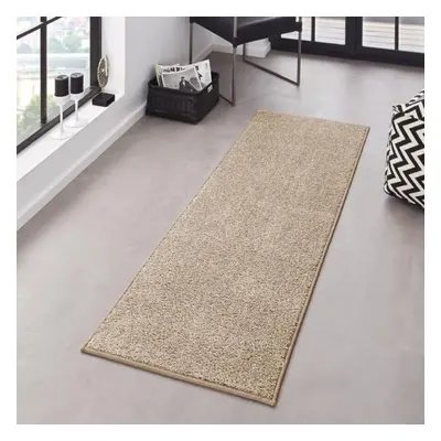 Kusový koberec Pure 102662 Taupe/Creme 80x300 cm