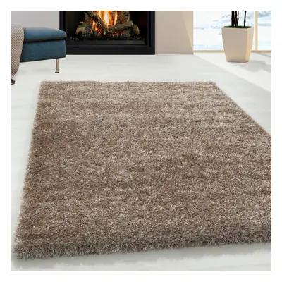 Kusový koberec Brilliant Shaggy 4200 Taupe 140x200 cm