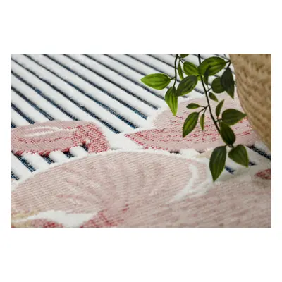 Kusový koberec Botanic 65240 Flamingo navy – na ven i na doma 157x220 cm