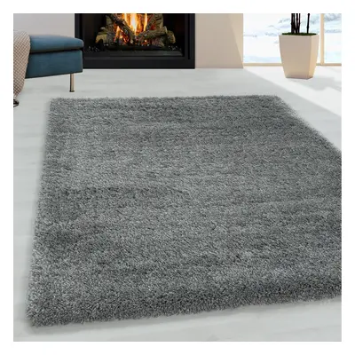 Kusový koberec Fluffy Shaggy 3500 light grey 280x370 cm