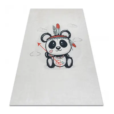 Dětský kusový koberec Bambino 1129 Panda cream 160x220 cm