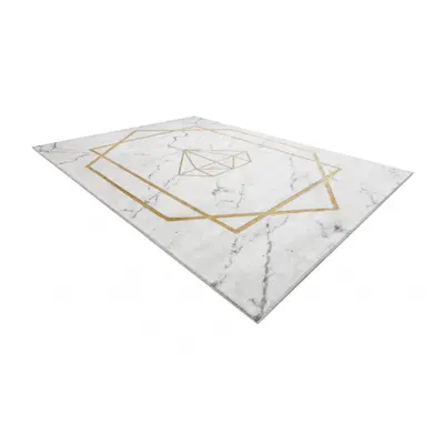 Kusový koberec Emerald diamant 1019 cream and gold 180x270 cm