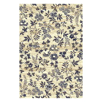 Kusový koberec Flowers beige 80x150 cm