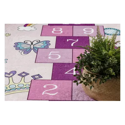 Dětský kusový koberec Bambino 2285 Hopscotch pink 160x220 cm