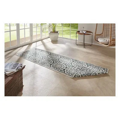 Běhoun Twin Supreme 104131 Green/Cream 80x350 cm