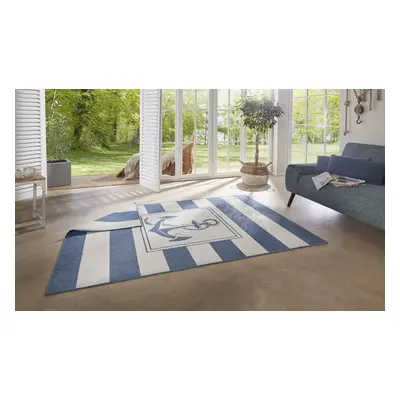 Kusový koberec Twin Supreme 104143 Blue/Cream 80x150 cm