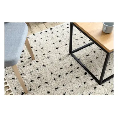 Kusový koberec Berber Syla B752 dots cream 120x170 cm