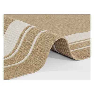 Kusový koberec Braided 105556 Creme Beige – na ven i na doma 200x290 cm