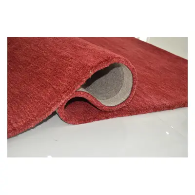 Ručně všívaný kusový koberec Asra wool red 120x170 cm