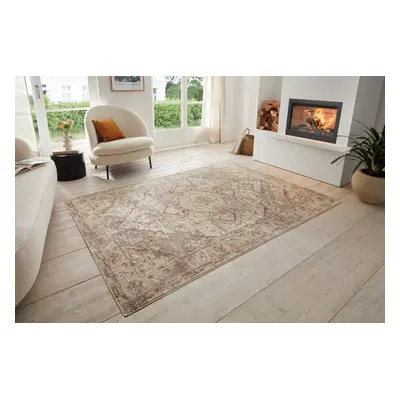 Kusový koberec Terrain 105597 Sand Cream Brown 80x200 cm