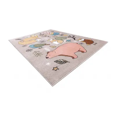 Dětský kusový koberec Fun Forester beige 200x290 cm