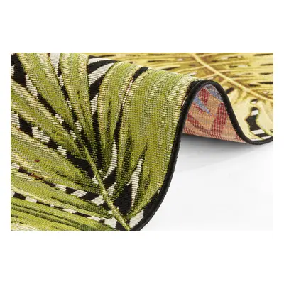 Kusový koberec Flair 105611 Diamonds and Leaves Multicolored – na ven i na doma 80x165 cm