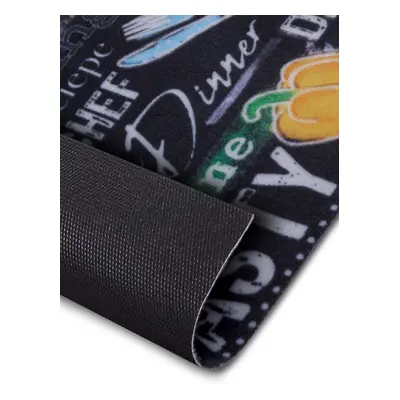 Běhoun Cook & Clean 105730 Black Multicolored 50x150 cm