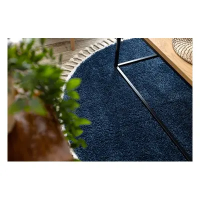 Kusový koberec Berber 9000 navy kruh Kruh Ø 120 cm