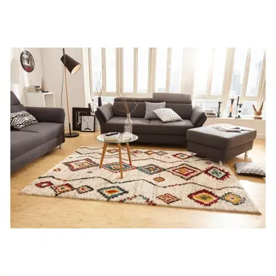 Kusový koberec Nomadic 102693 Geometric Creme 240x340 cm