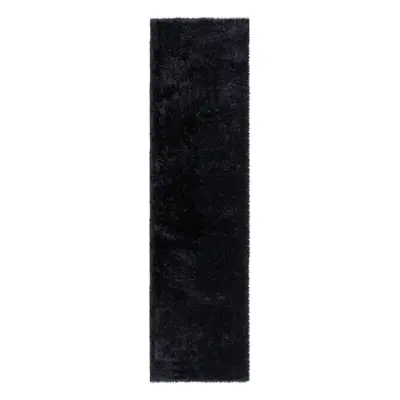 Běhoun Indulgence Velvet Black 60x230 cm