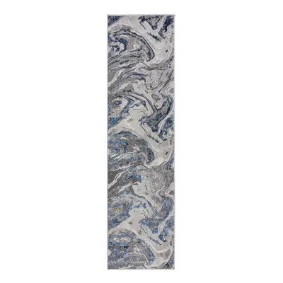 Běhoun Eris Marbled Navy 60x230 cm