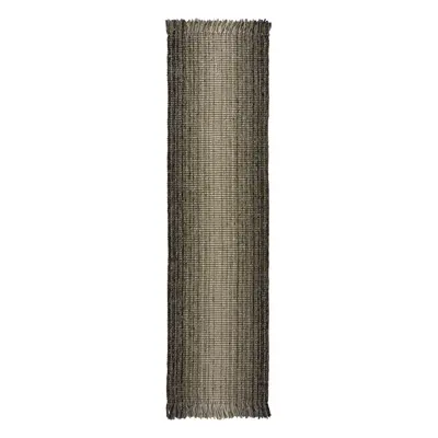 Běhoun Mottle Jute Ombre Grey 60x230 cm