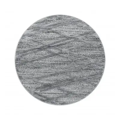 Kusový koberec Pisa 4706 Grey kruh 80x80 cm