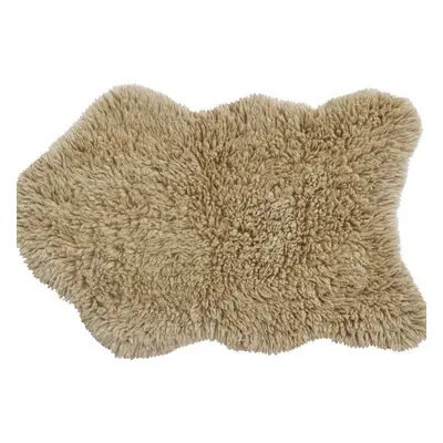 Vlněný koberec Woolly - Sheep Beige 75x110 cm