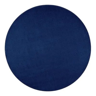 Kusový koberec Nasty 104447 Darkblue kruh Kruh Ø 200 cm