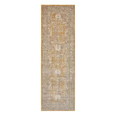 Běhoun Cairo 105590 Luxor Gold – na ven i na doma 80x200 cm