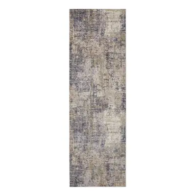 Běhoun Cairo 105586 Gizeh Cream Blue – na ven i na doma 80x200 cm